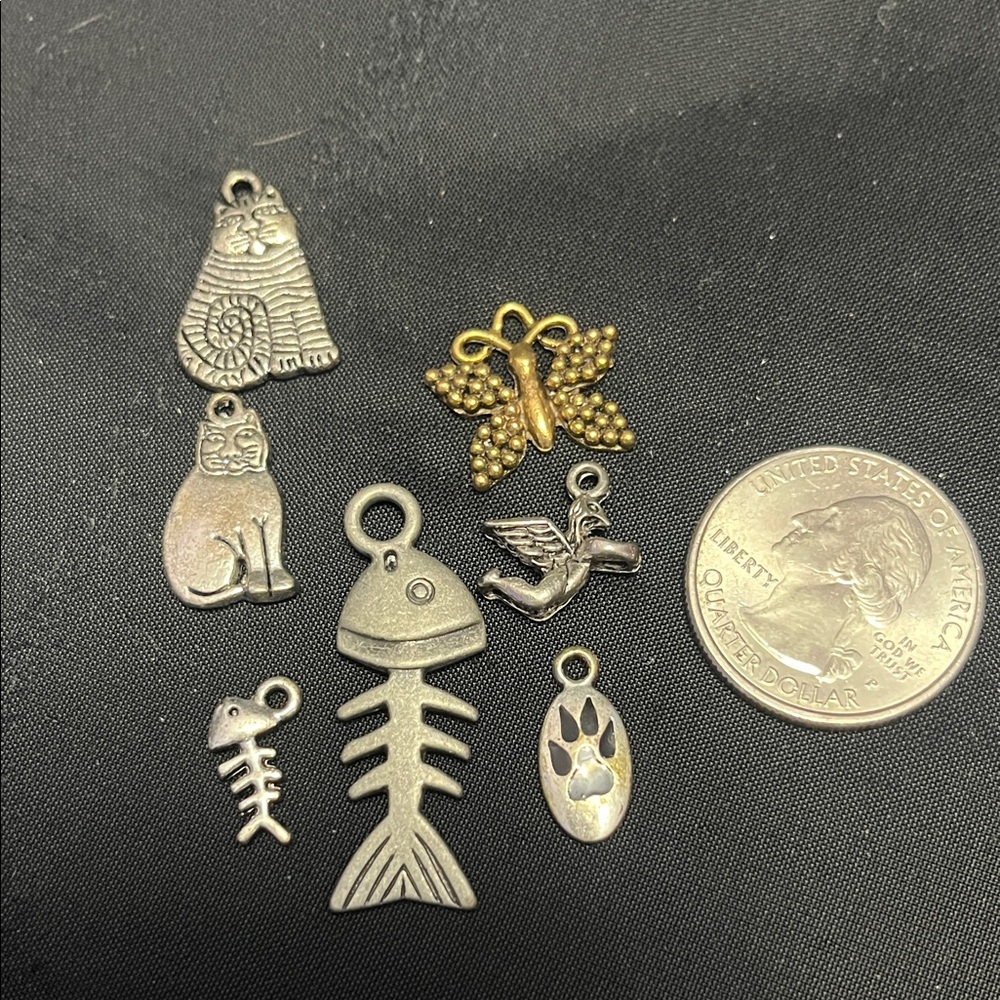 Assorted Animal Charms in Silver and Gold